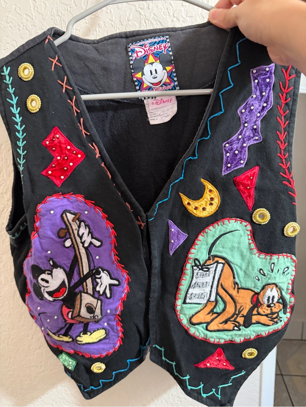 Vtg Disney joujou vest